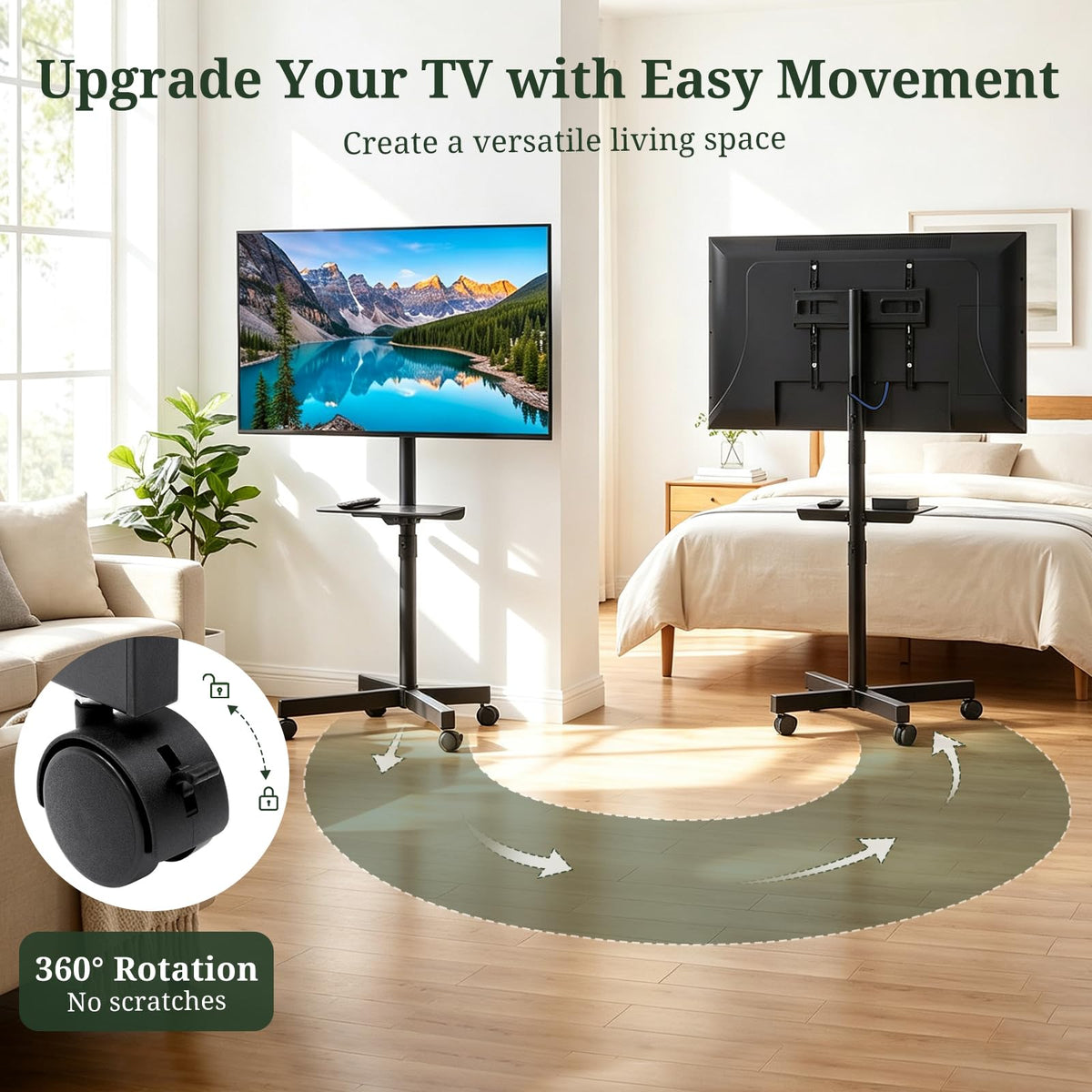 Rolling TV Stand for 23-60 Inch TVs S451209