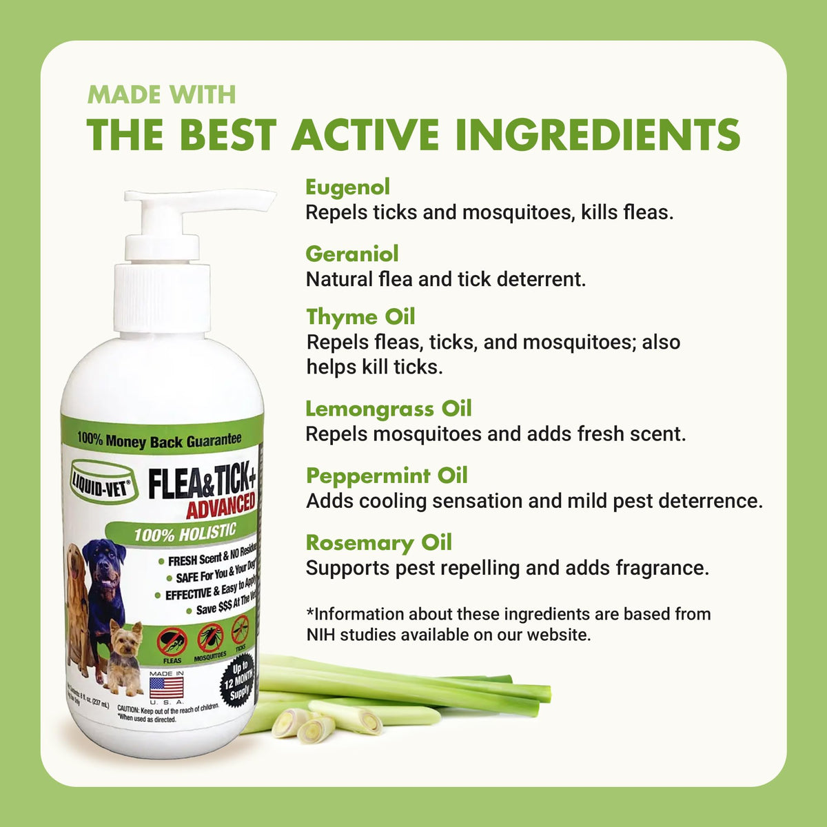Flea and Tick Topical Treatment 8 oz M243