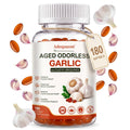 Aged Garlic Extract 1200 mg Softgels with CoQ10 Ubiquinol & Vitamin K2 180 Counts U93790