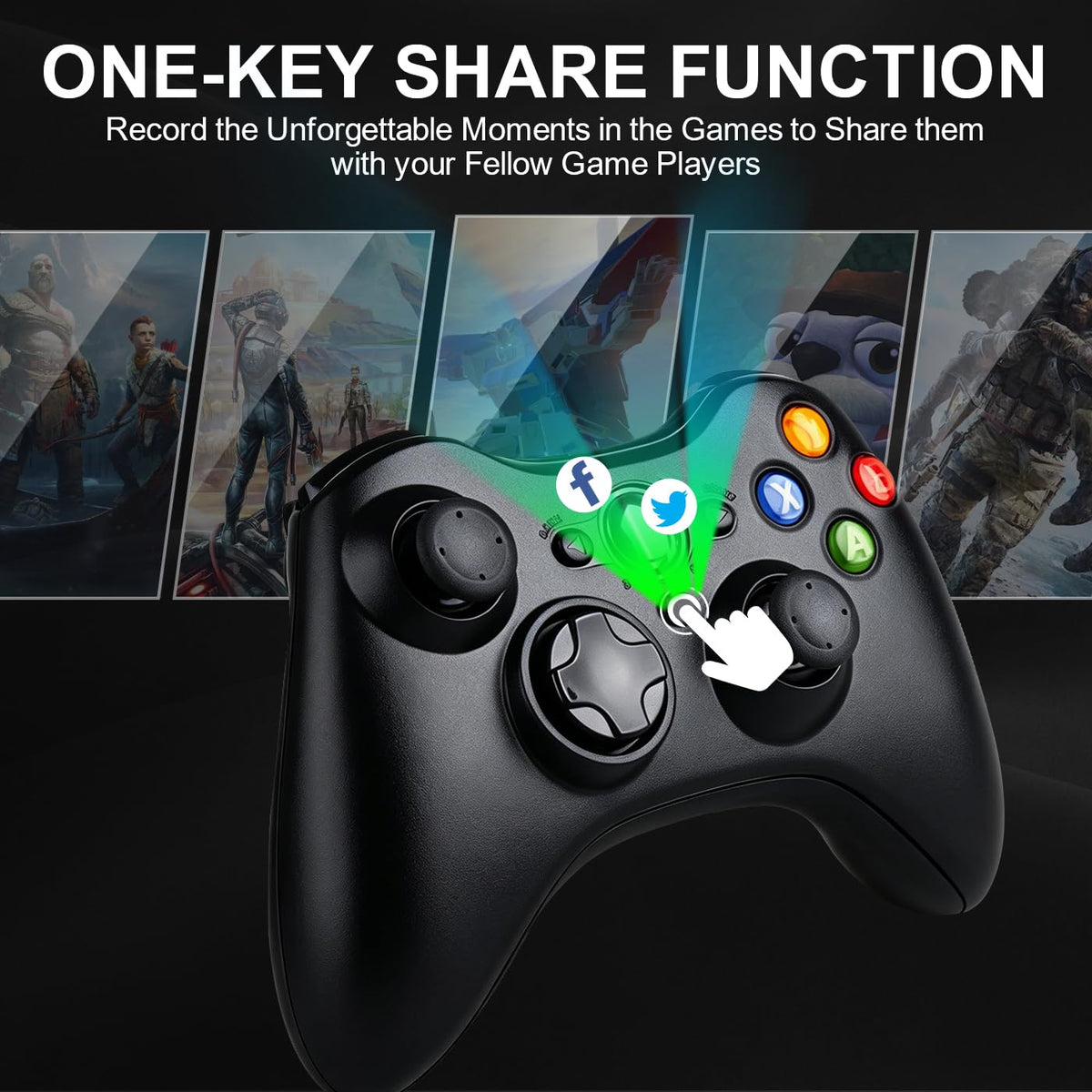 Wireless Xbox Controller Black B517