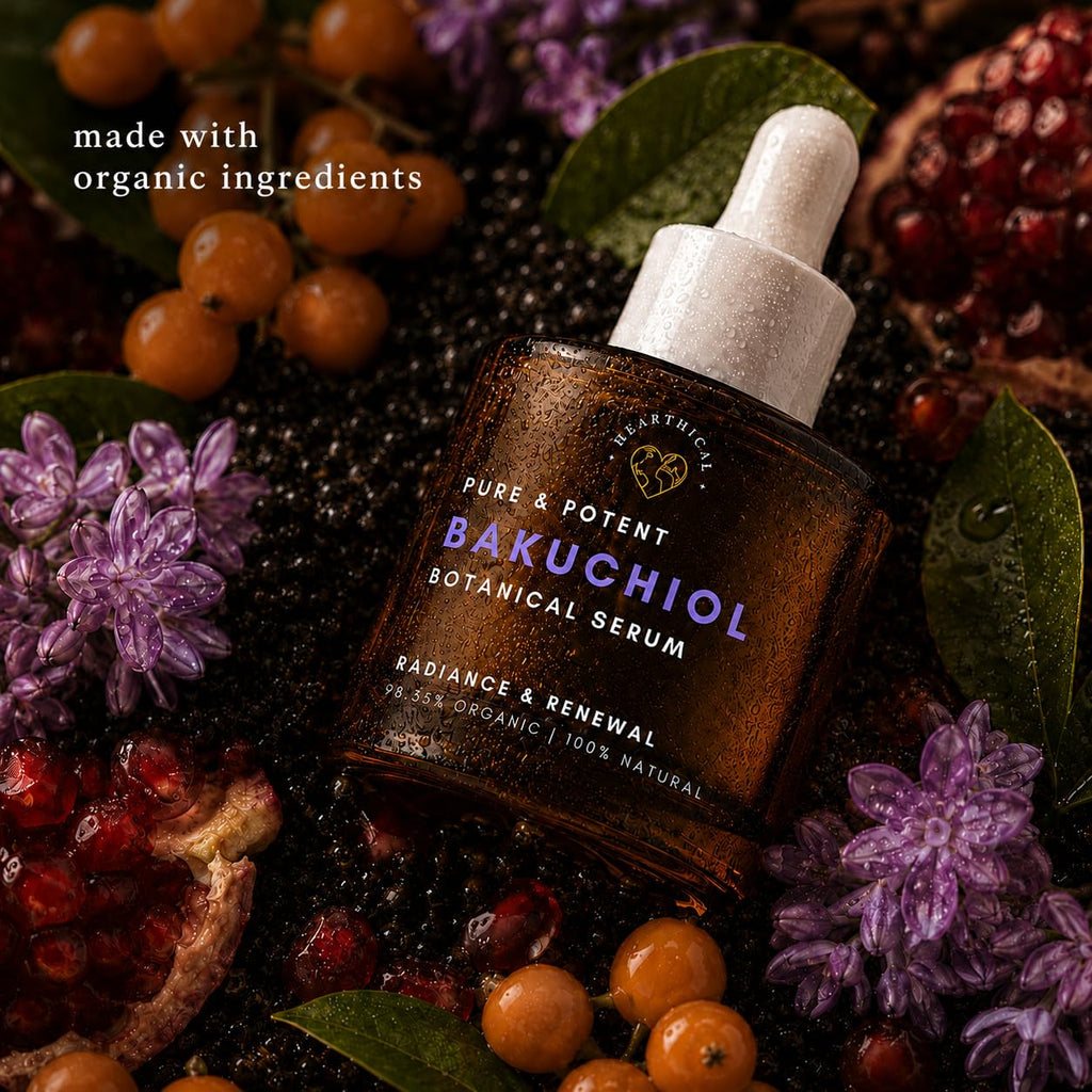Organic Bakuchiol Serum For Face With Sea Buckthorn 1oz A515340