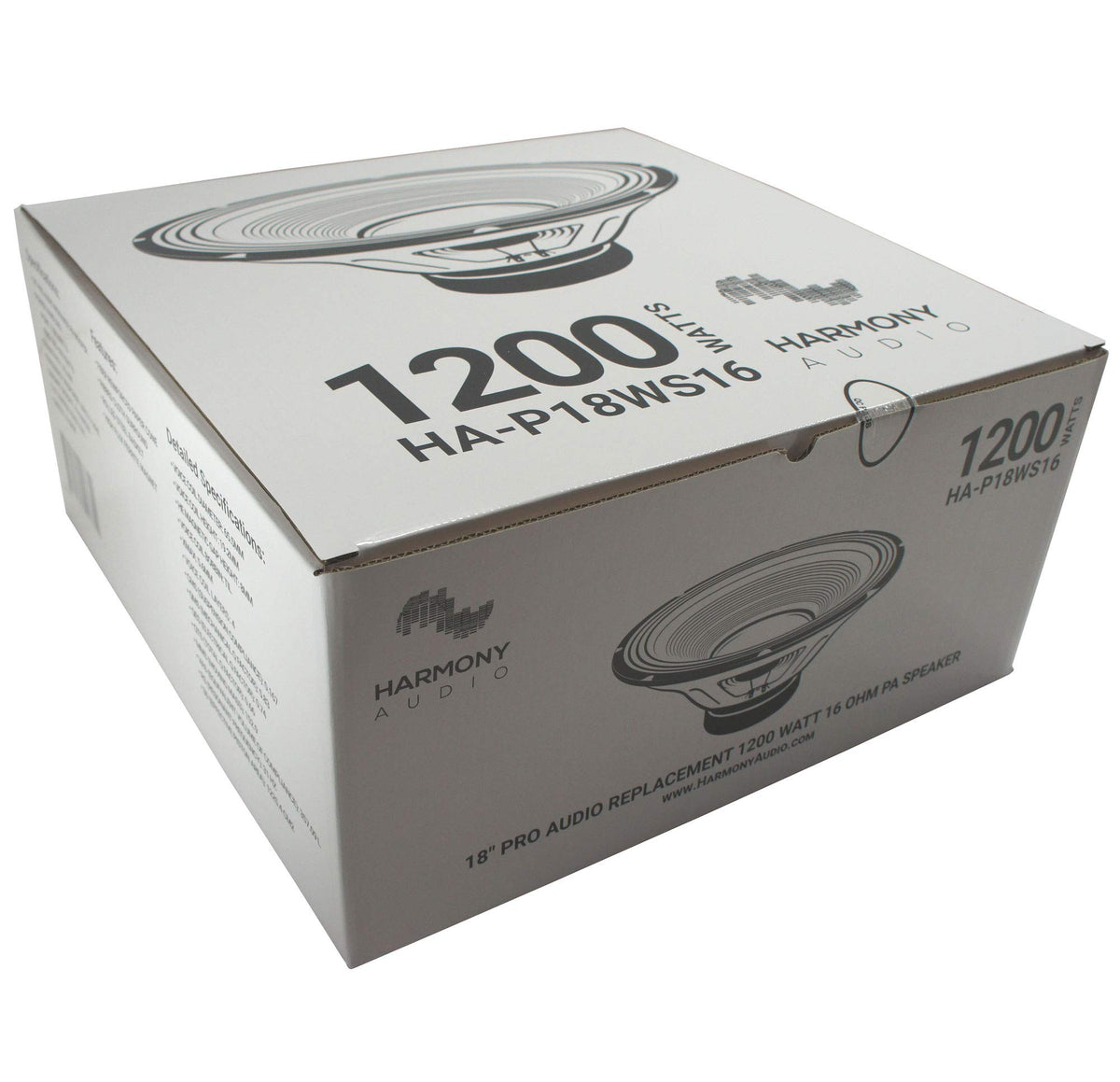 18" PA Replacement Subwoofer 1200W 16 Ohm Woofer X7509