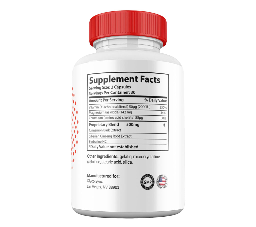90 Capsules Glyco Sync Supplement L672