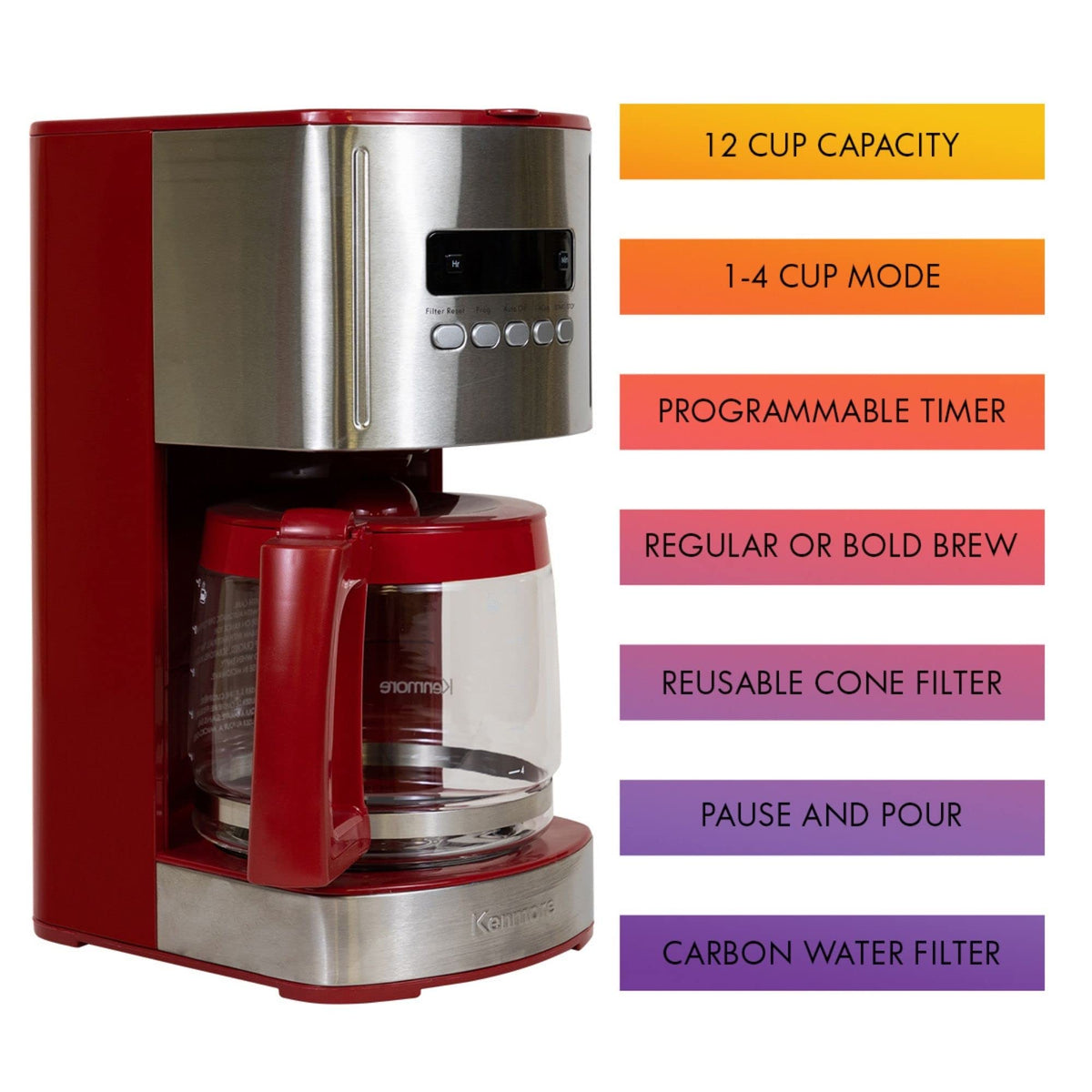 12 Cup Programmable Coffee Maker H30372