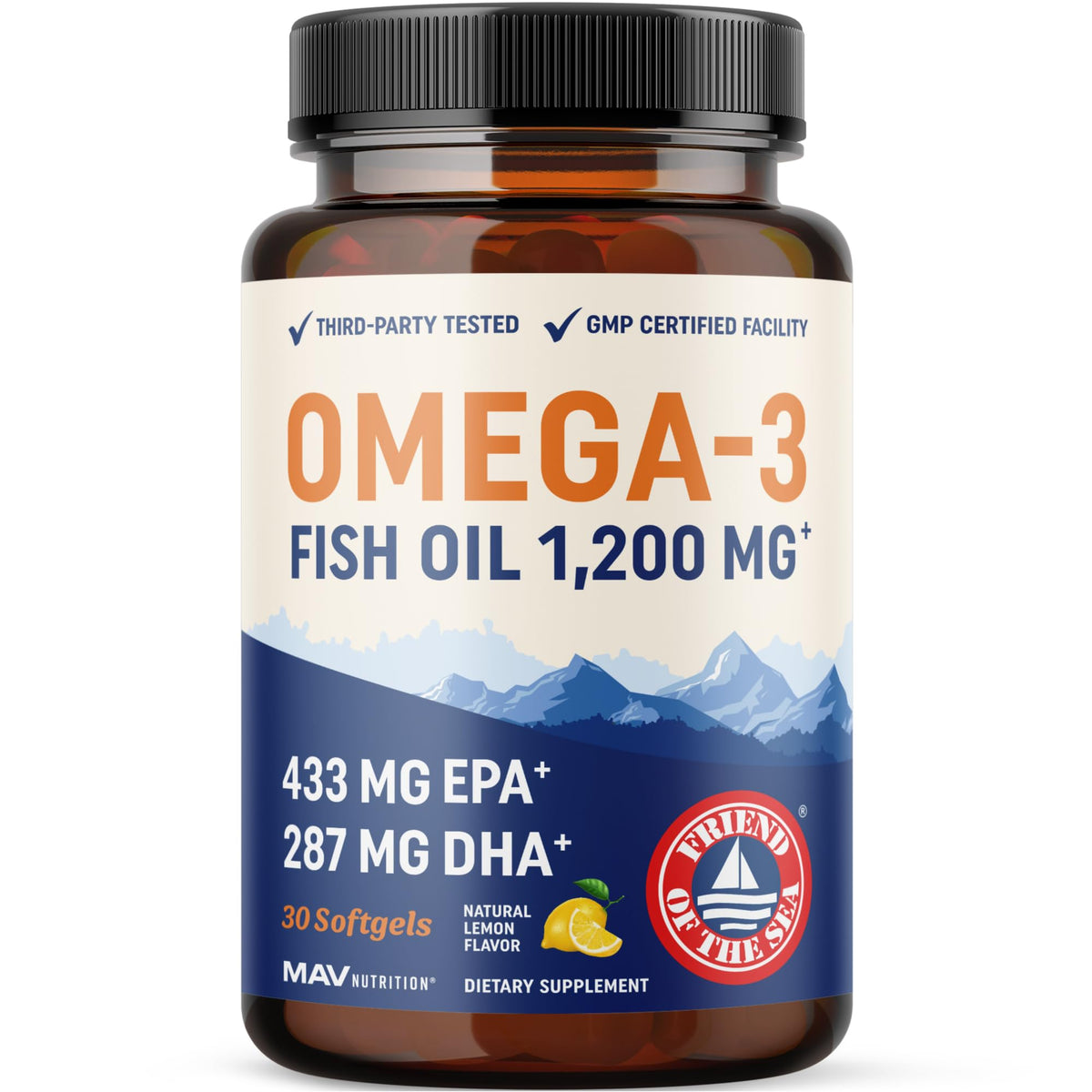Omega 3 Fish Oil 1200 mg EPA & DHA G92664