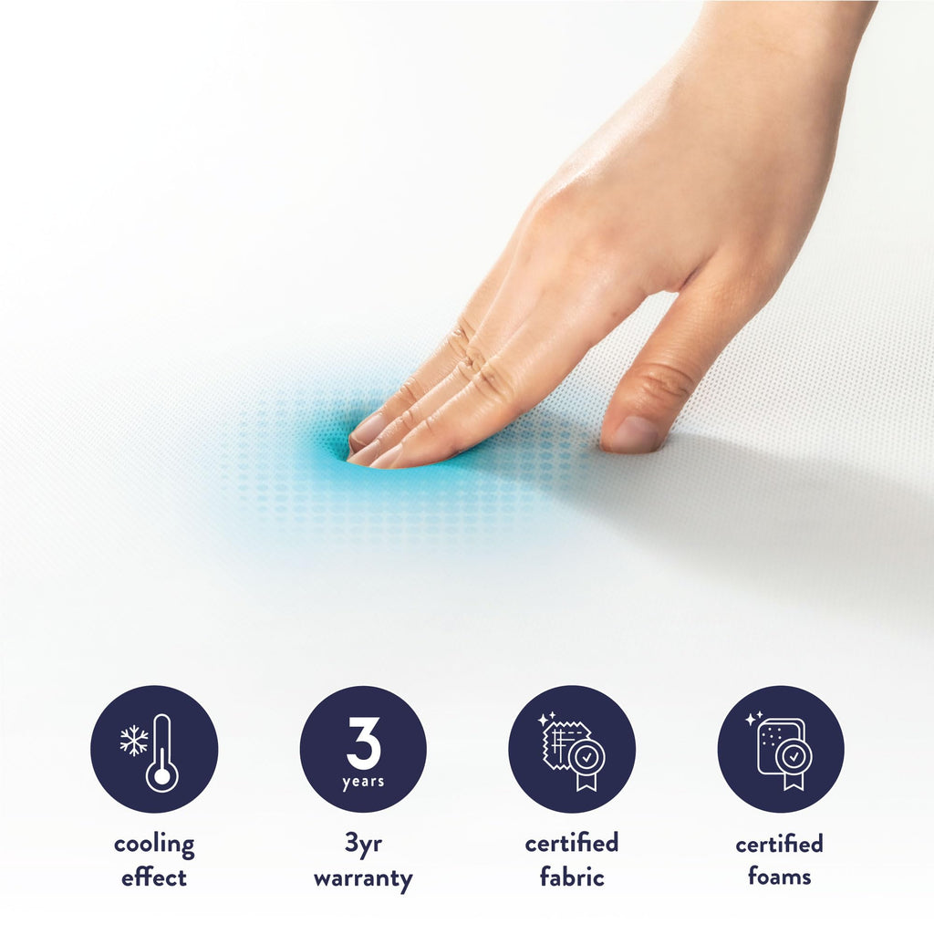3 Inch Gel Memory Foam Mattress Topper with Cover D4262