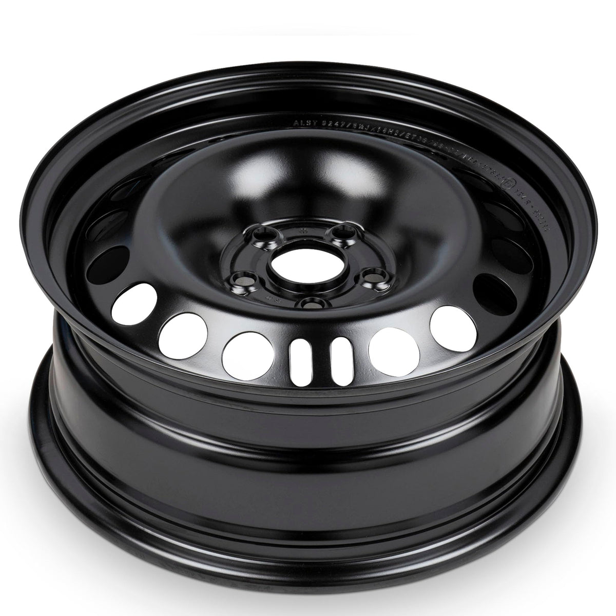 16 Inch Black Painted Steel Rim Z526