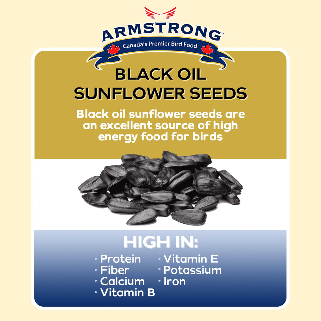 Black Oil Sunflower Bird Seed 25 Pounds J37849
