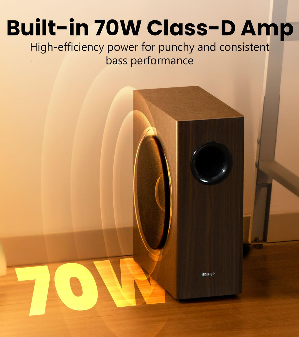 Black Powered Subwoofer C334725