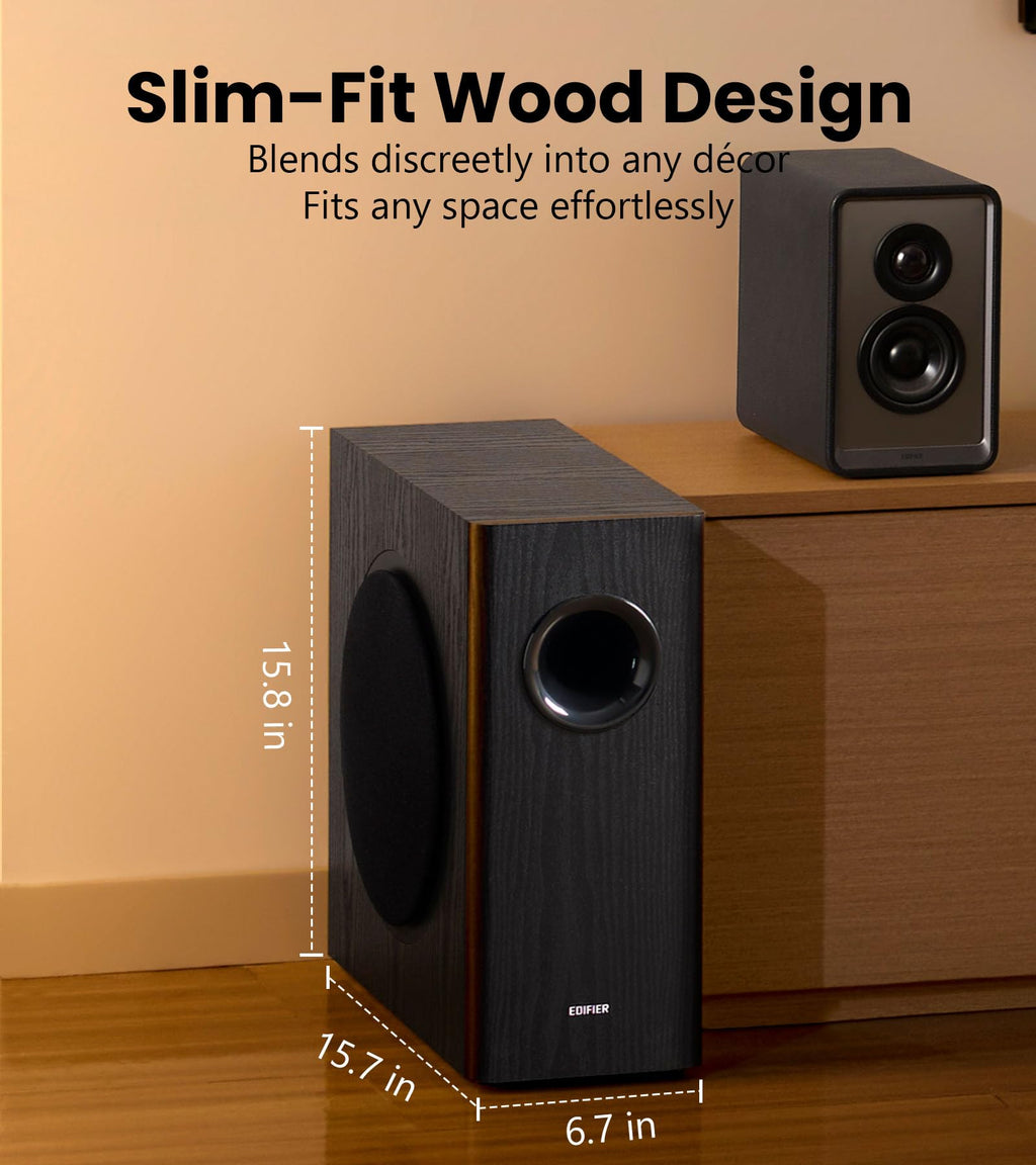 Black Powered Subwoofer C334725