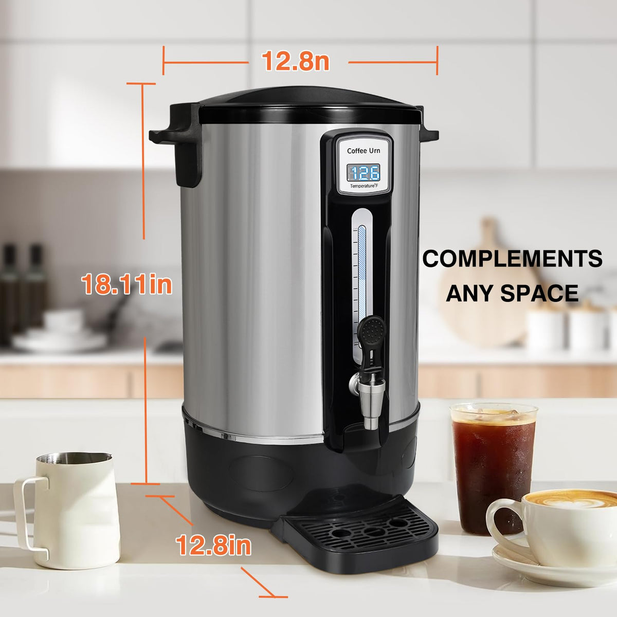 50 Cup Stainless Steel Coffee Urn G239167