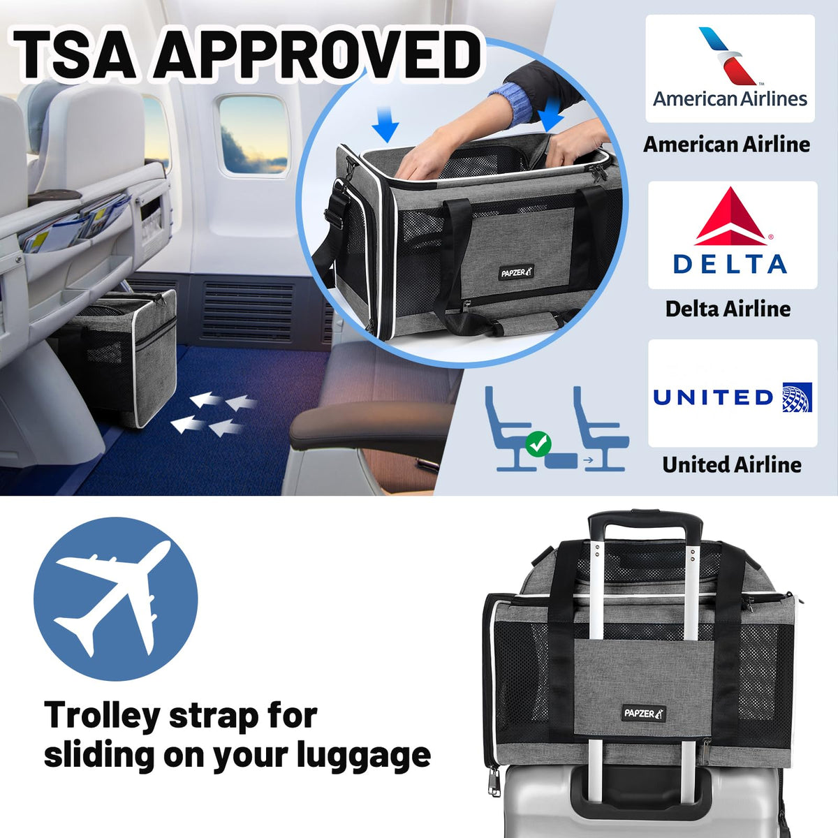 Top-Expandable Cat Carrier 18x11x11 O34661