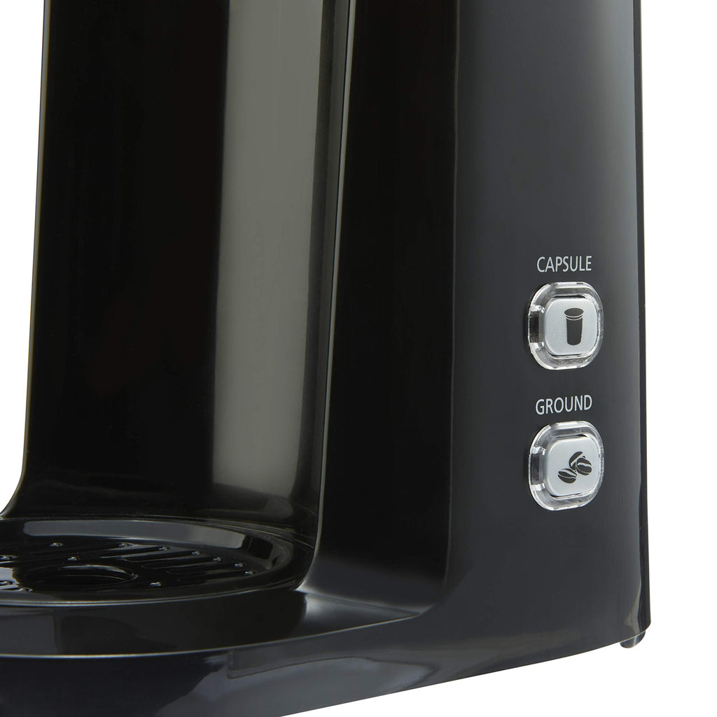 Single Serve Dual Brew Coffee, Black P188