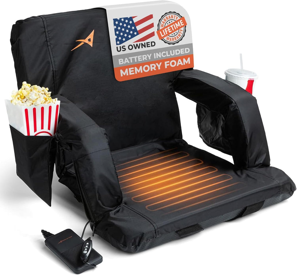 Heated Stadium Seats for Bleachers with Back Support K41037