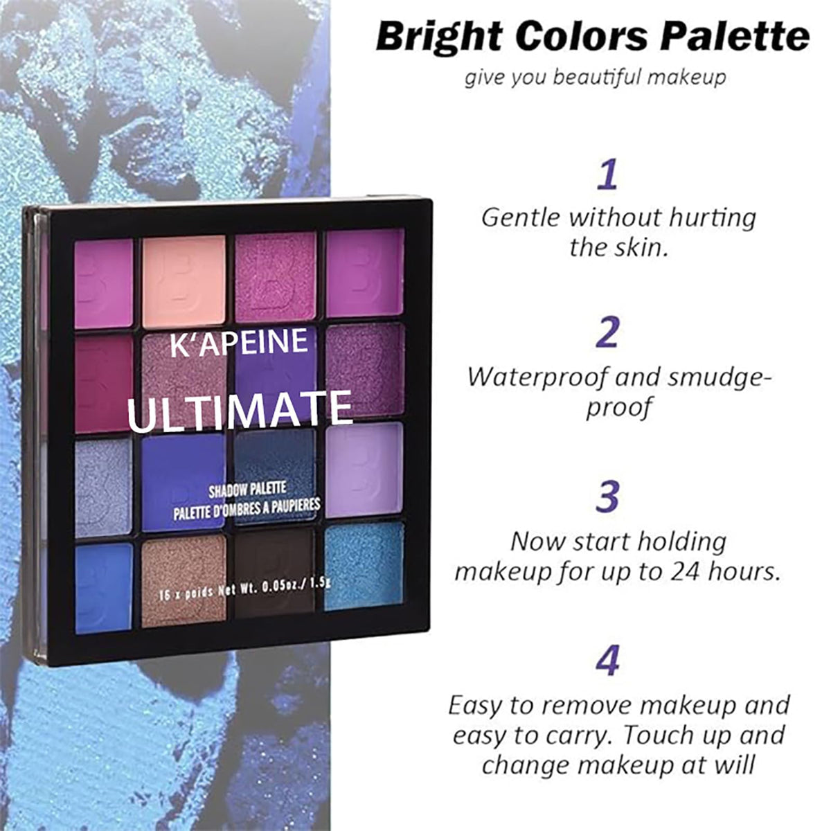 Matte Glitter Eyeshadow Palette C919
