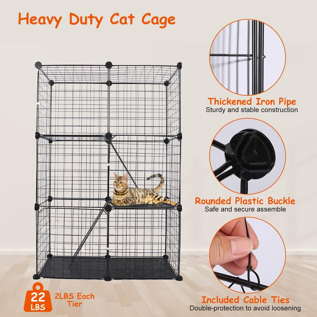 3-Tier Cat Cage L179