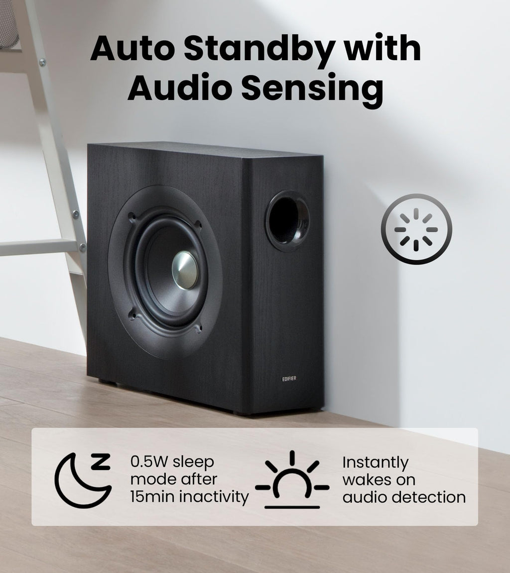 Black Powered Subwoofer C334725