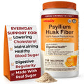 Psyllium Husk Powder Fiber Supplement Orange Flavor 48.2 oz L664