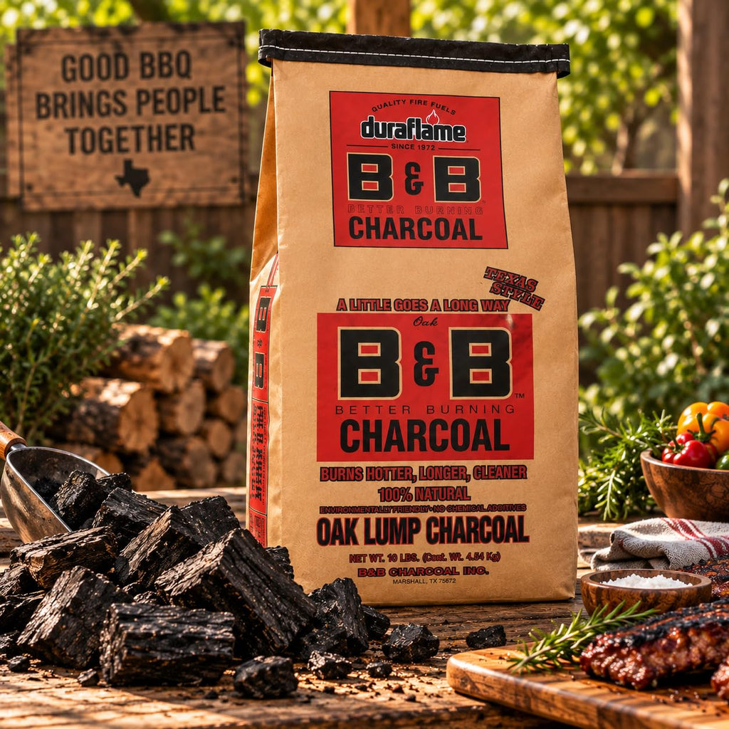 Oak Lump Charcoal 10 lb Bags 2 Pack I403771