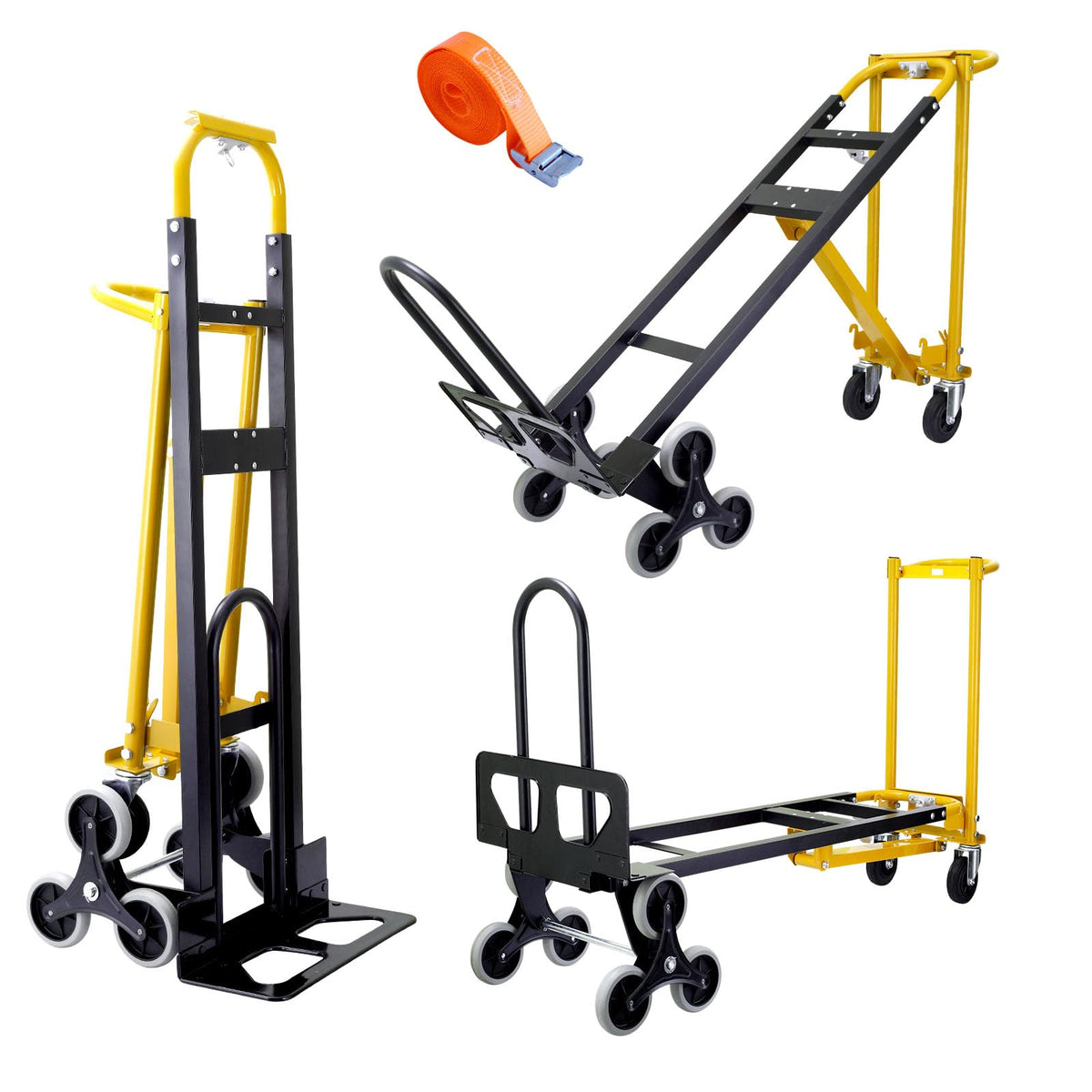 4 in 1 Convertible Hand Truck Dolly Cart with Wheels I72229
