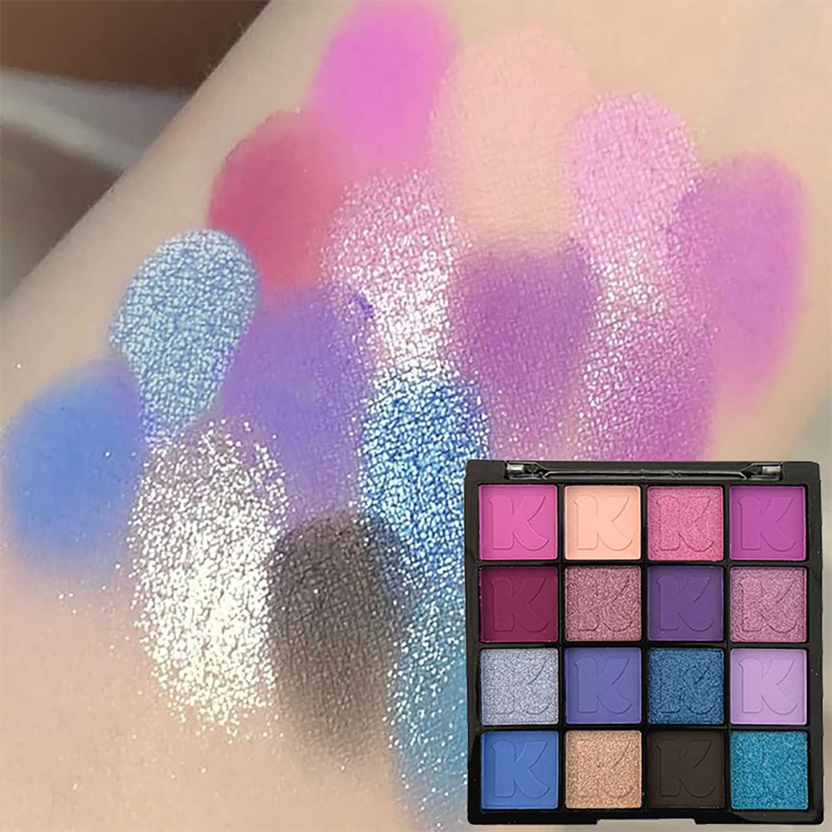 Matte Glitter Eyeshadow Palette C919