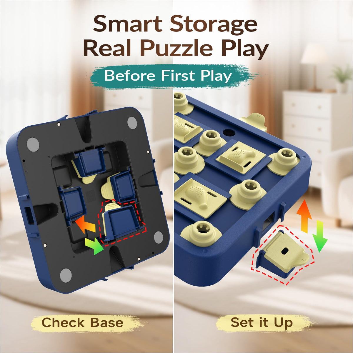 Dog Chess Puzzle Toy 3-Levels V401