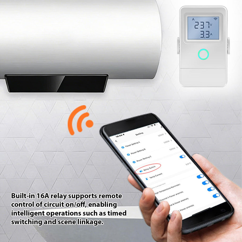 Smart Energy Monitor with 16A Circuit Breaker P830342