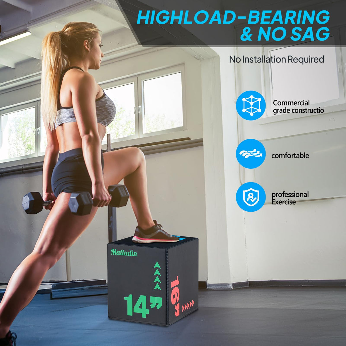 Heavy Foam Plyometric Jump Box T5027