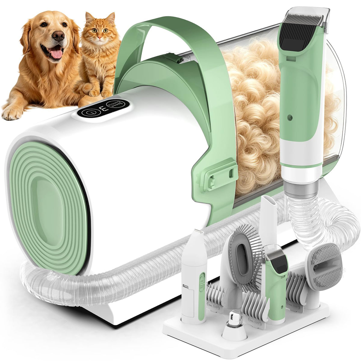 7-in-1 Dog Grooming Vacuum Kit B6533