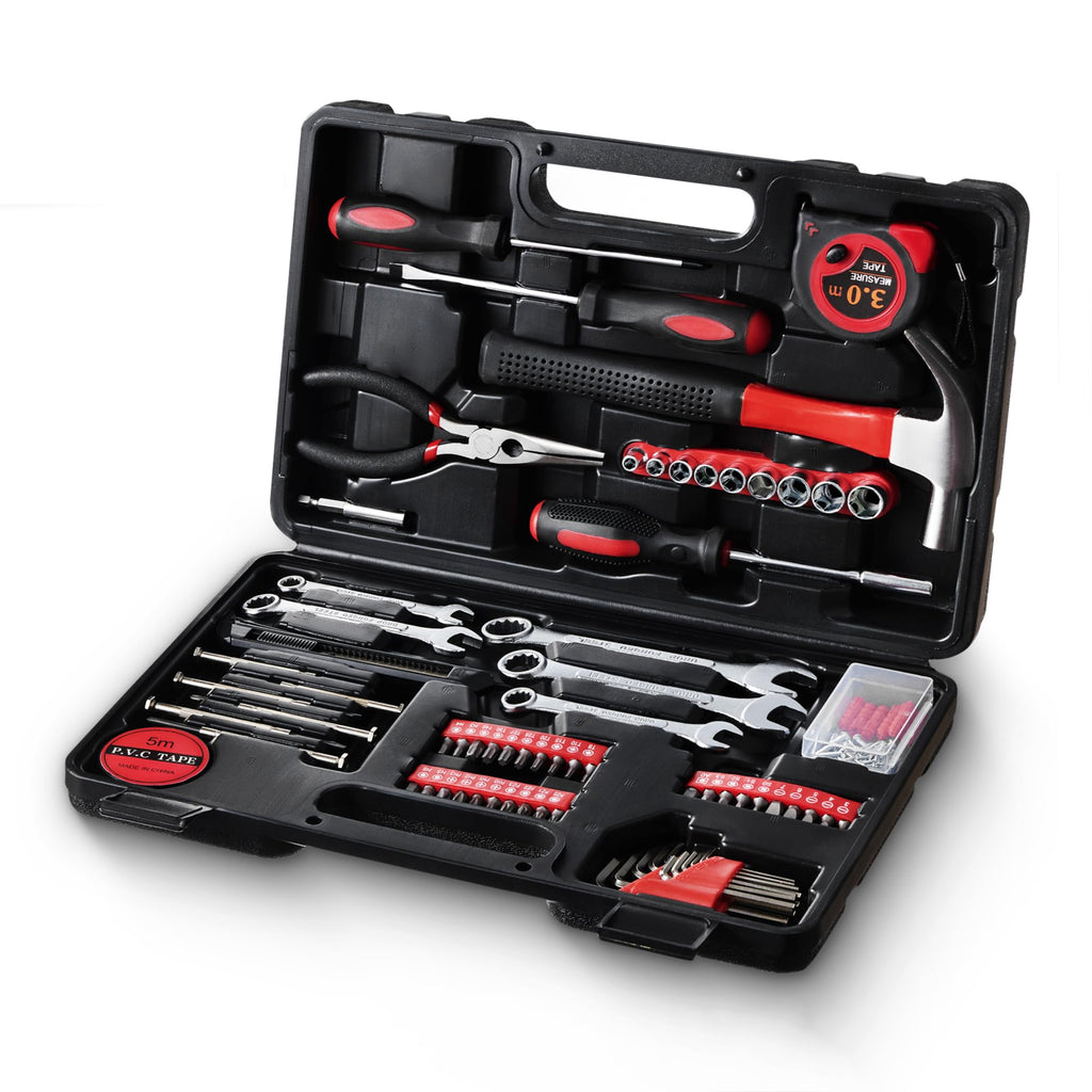 146-Piece Household Tool Kit with Storage ToolBox K7123