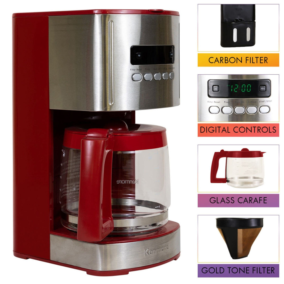 12 Cup Programmable Coffee Maker H30372