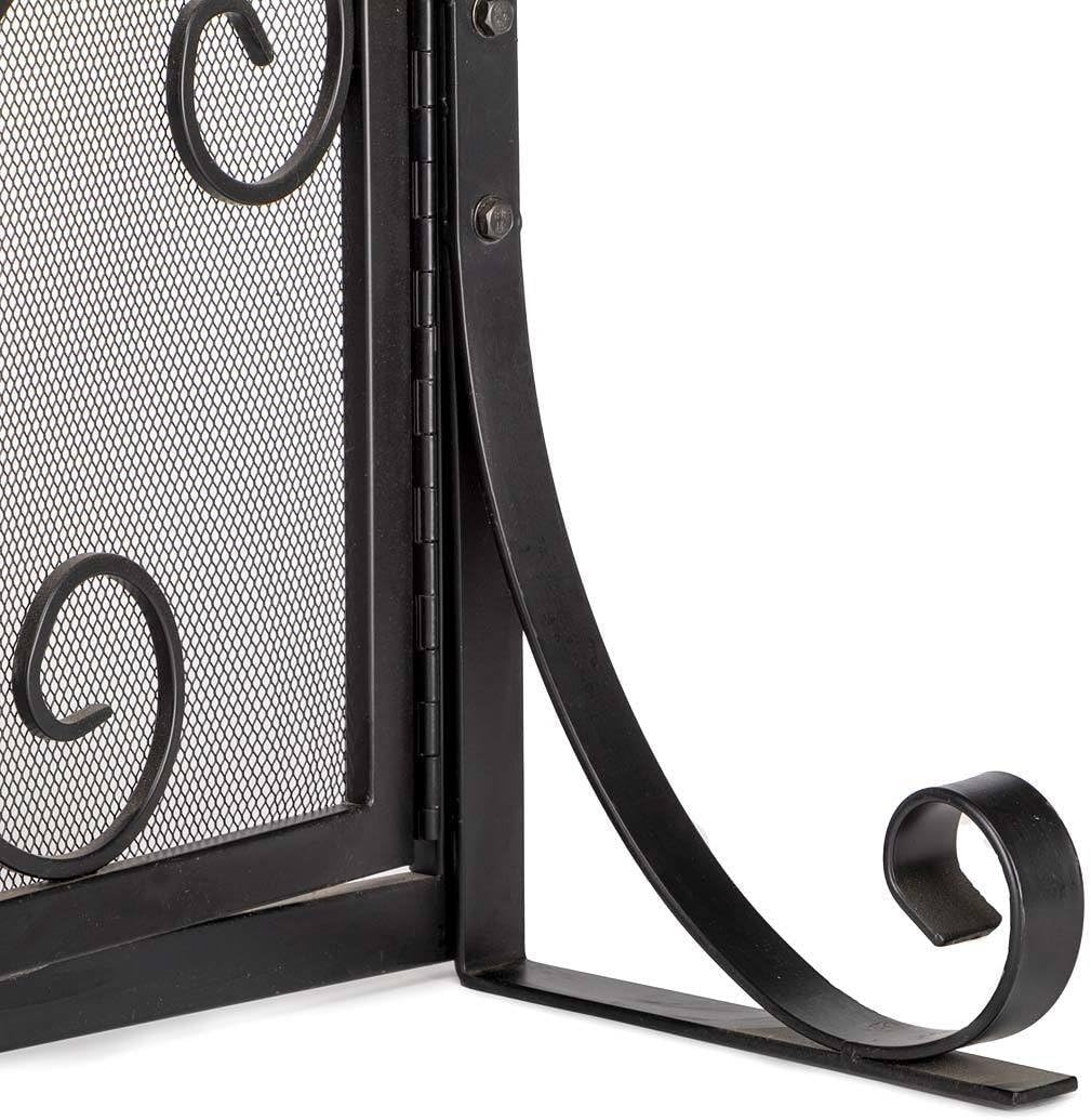 Black Metal Fireplace Screen L72433