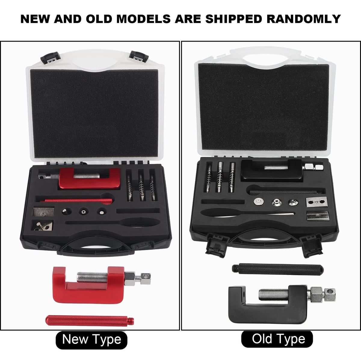 Motorcycle Chain Breaker Tool Set, 12-Piece Riveting Kit K8131