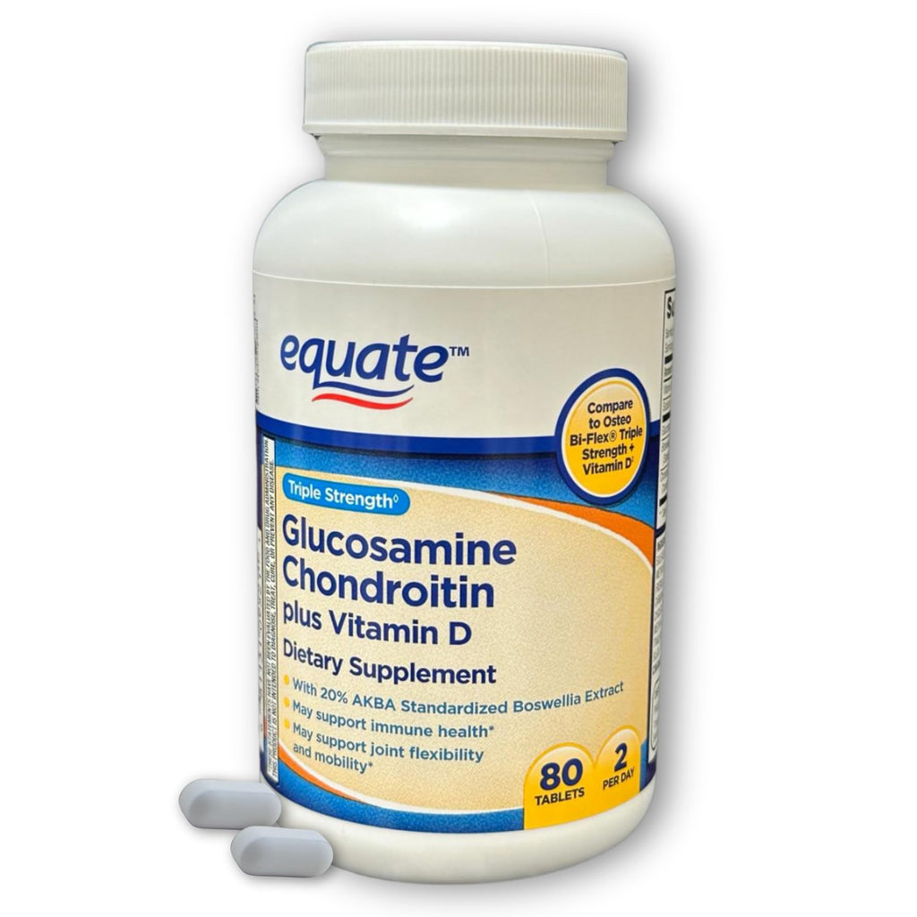 Triple Strength Glucosamine Chondroitin Vitamin D Tablets 80ct X81761