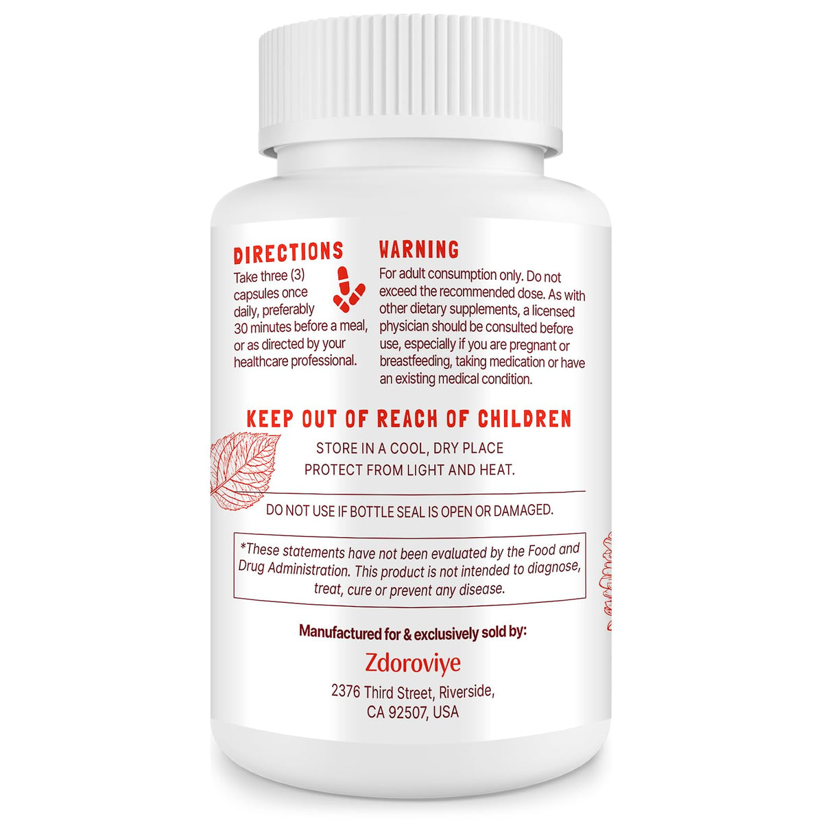 Nitric Oxide Supplement 90 Capsules R94799