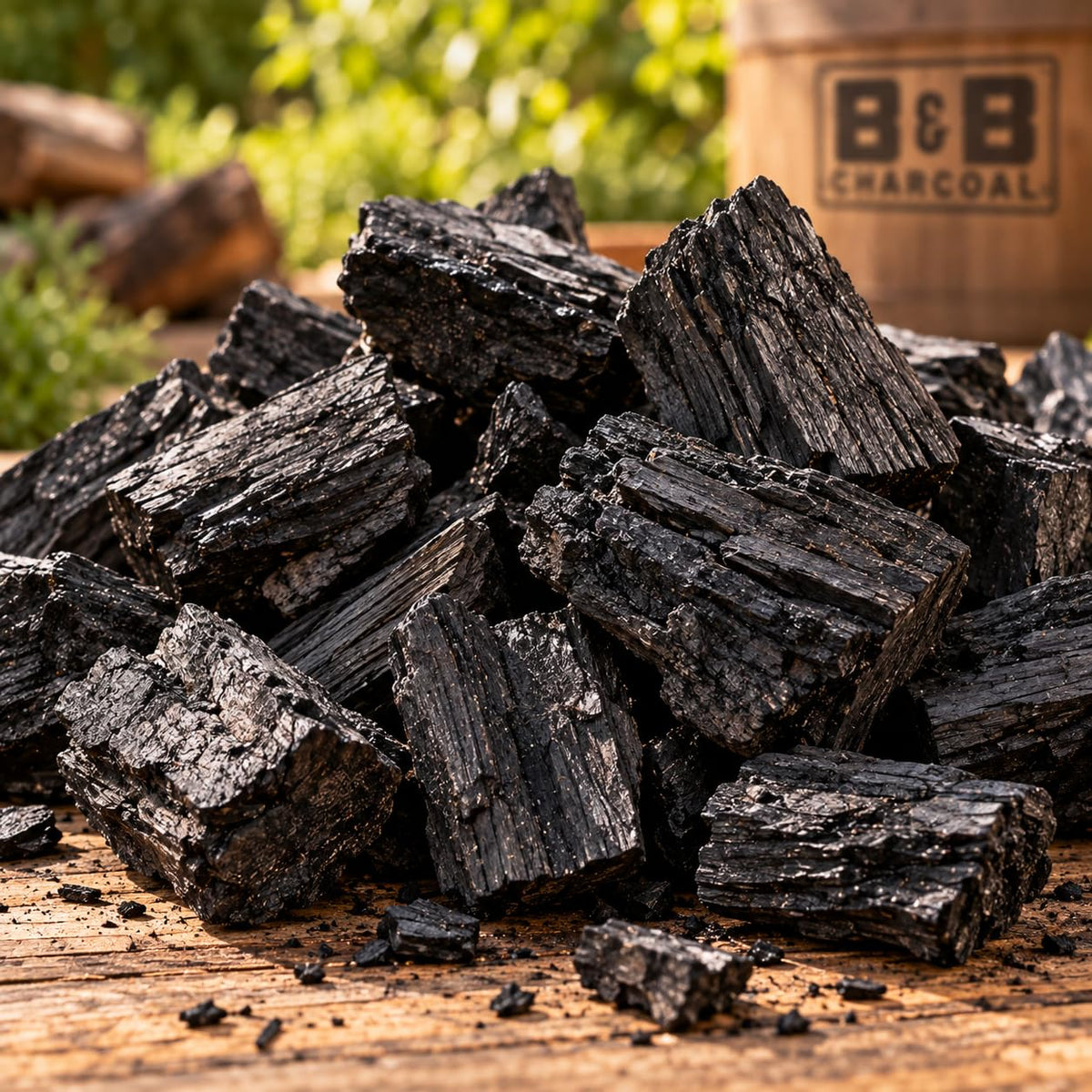 Oak Lump Charcoal 10 lb Bags 2 Pack I403771