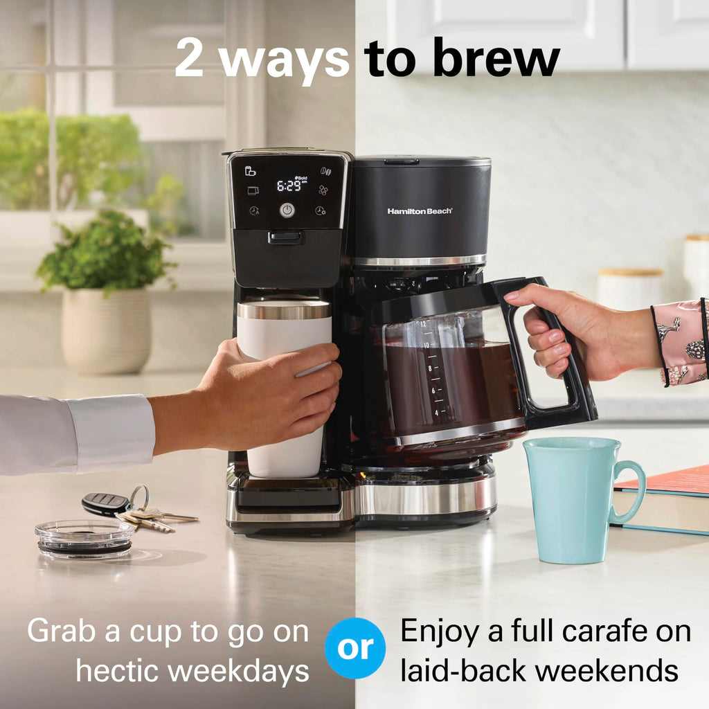 2-Way Drip Coffee Maker & Single Serve Coffee Machine M97325