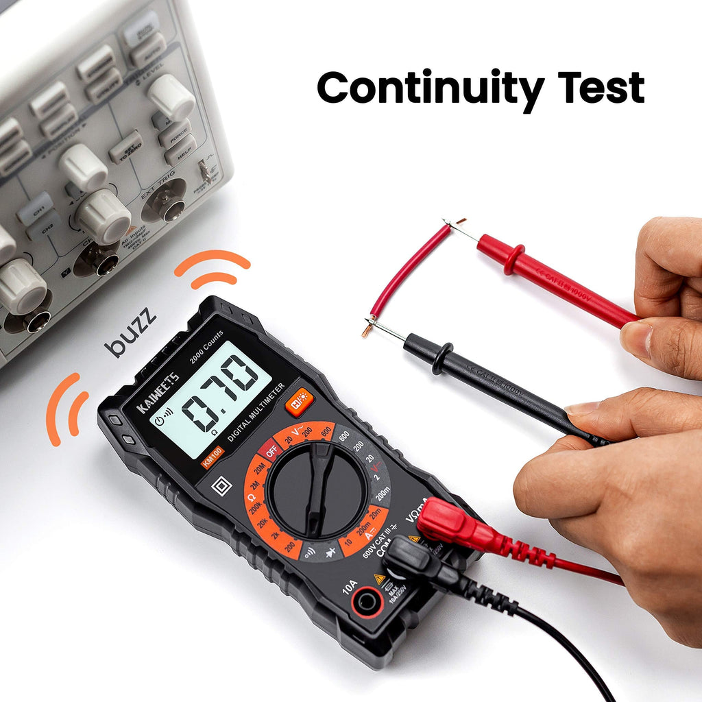 Digital Multimeter Voltmeter with Case U405469