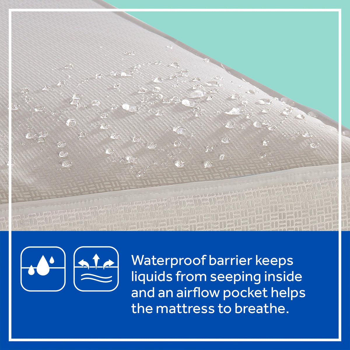 2 Stage Breathable Cooling Foam Cotton Crib Mattress O677477