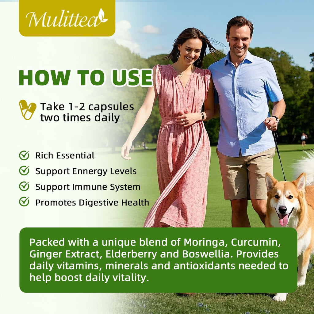 Moringa Capsules 1000mg with Ashwagandha & Turmeric Q278382