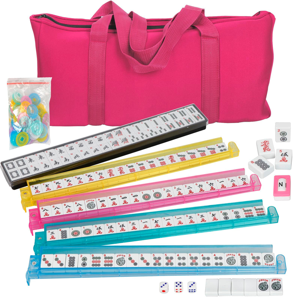 American Mahjong Set with Soft Carrying Bag Q88896