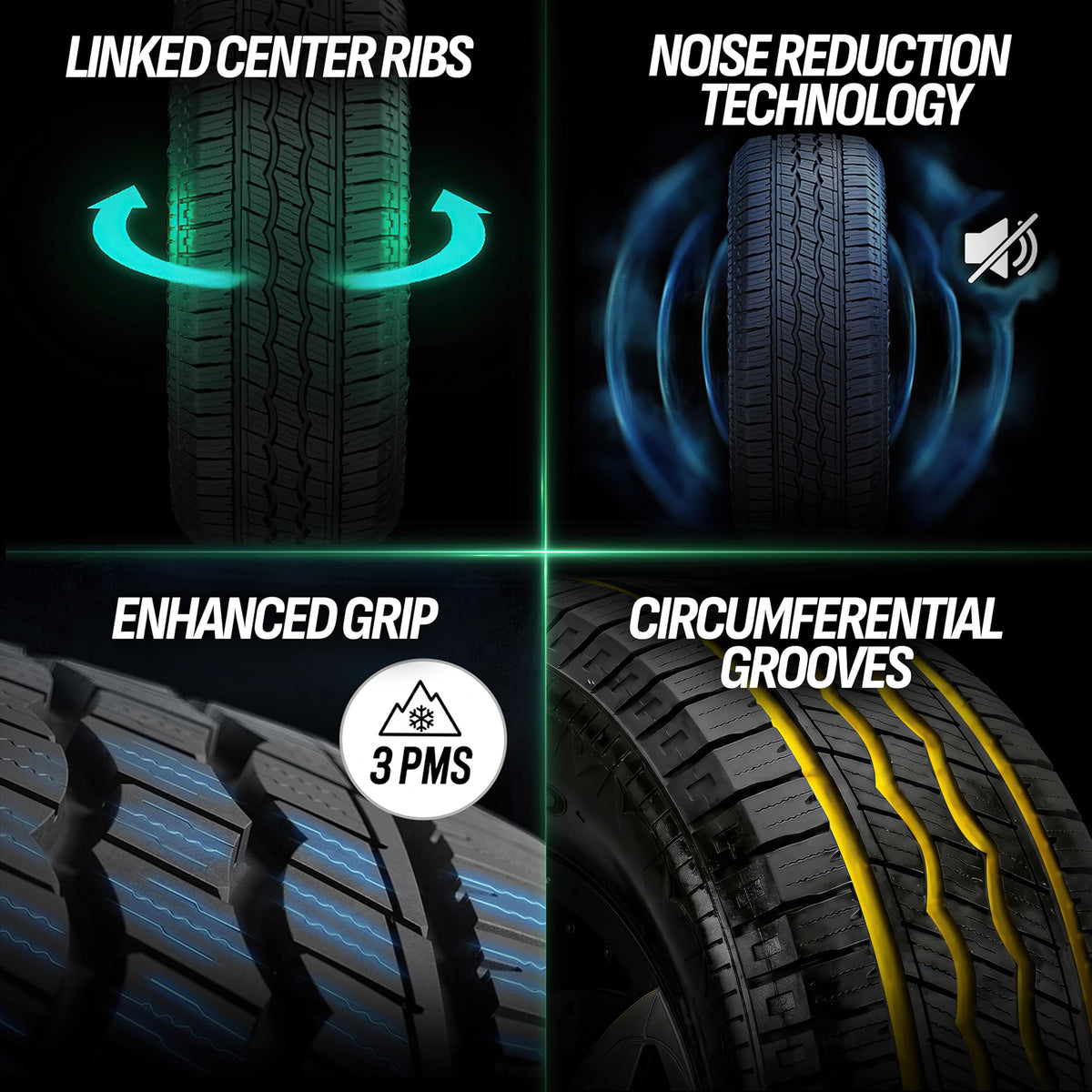 All-Season Highway Tire 275/60R20 116H XL L4927