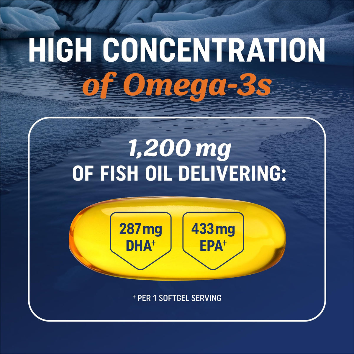 Omega 3 Fish Oil 1200 mg EPA & DHA G92664