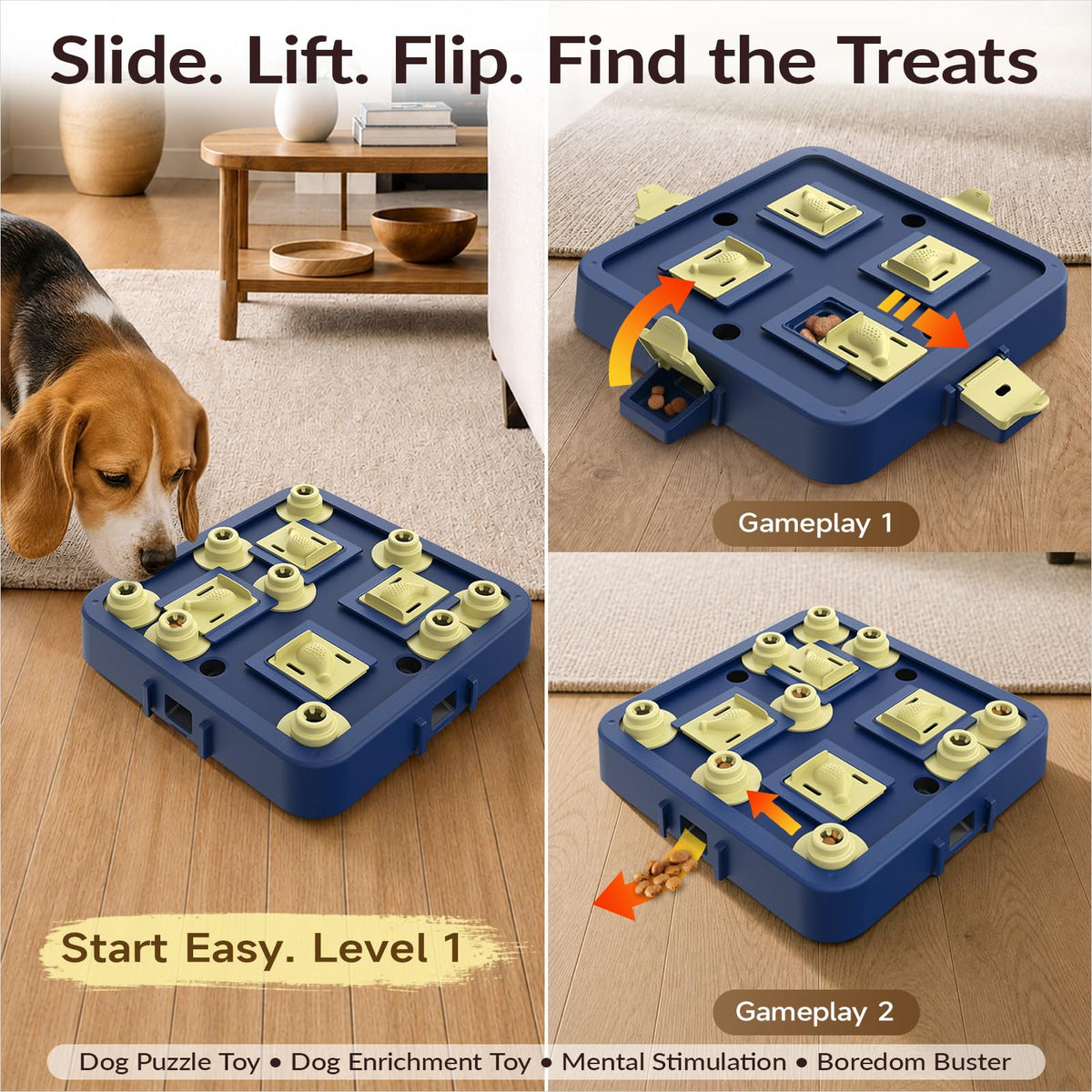Dog Chess Puzzle Toy 3-Levels V401