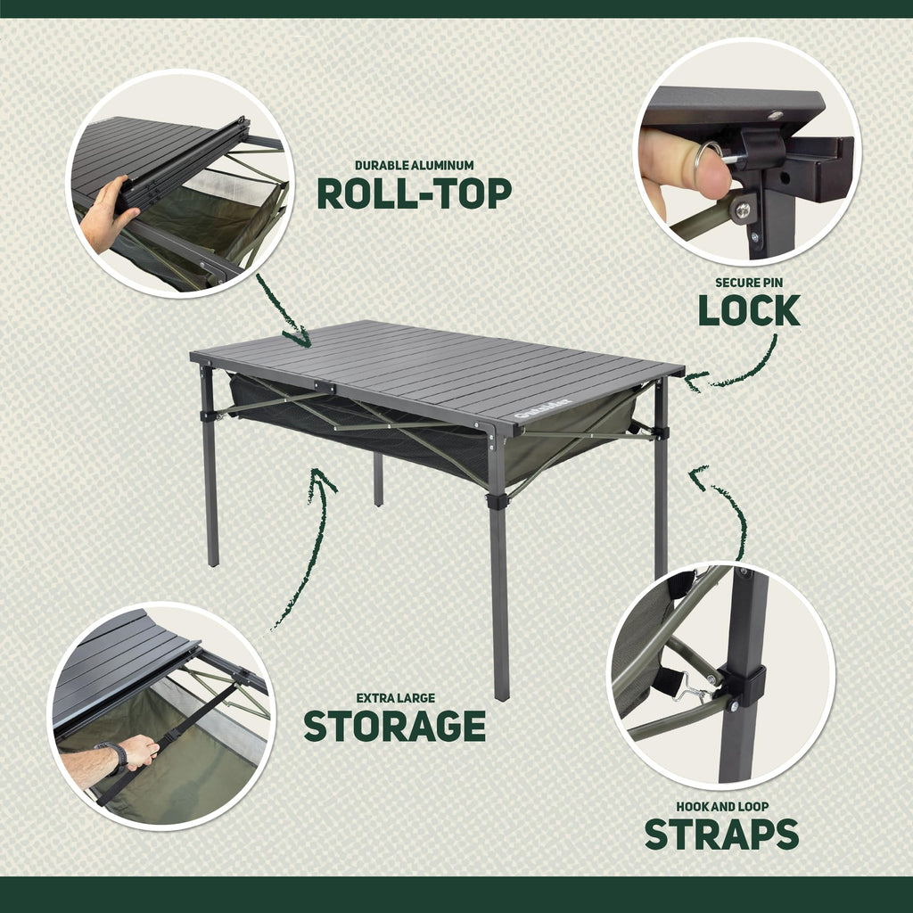 Portable Aluminum Camping Table Z968330