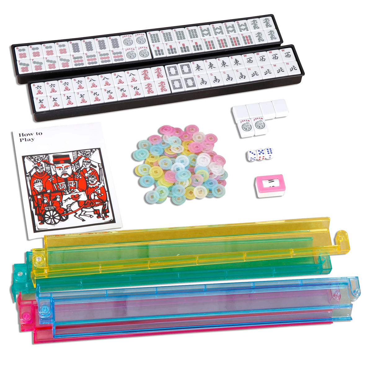 American Mahjong Set with Soft Carrying Bag Q88896