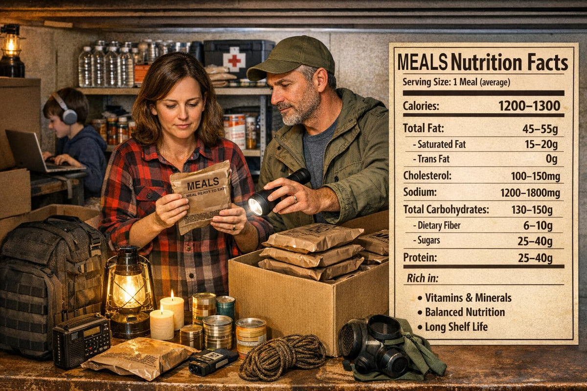 2027 Inspection Ready to Eat A & B MRE Meal 24 Total Meals E542