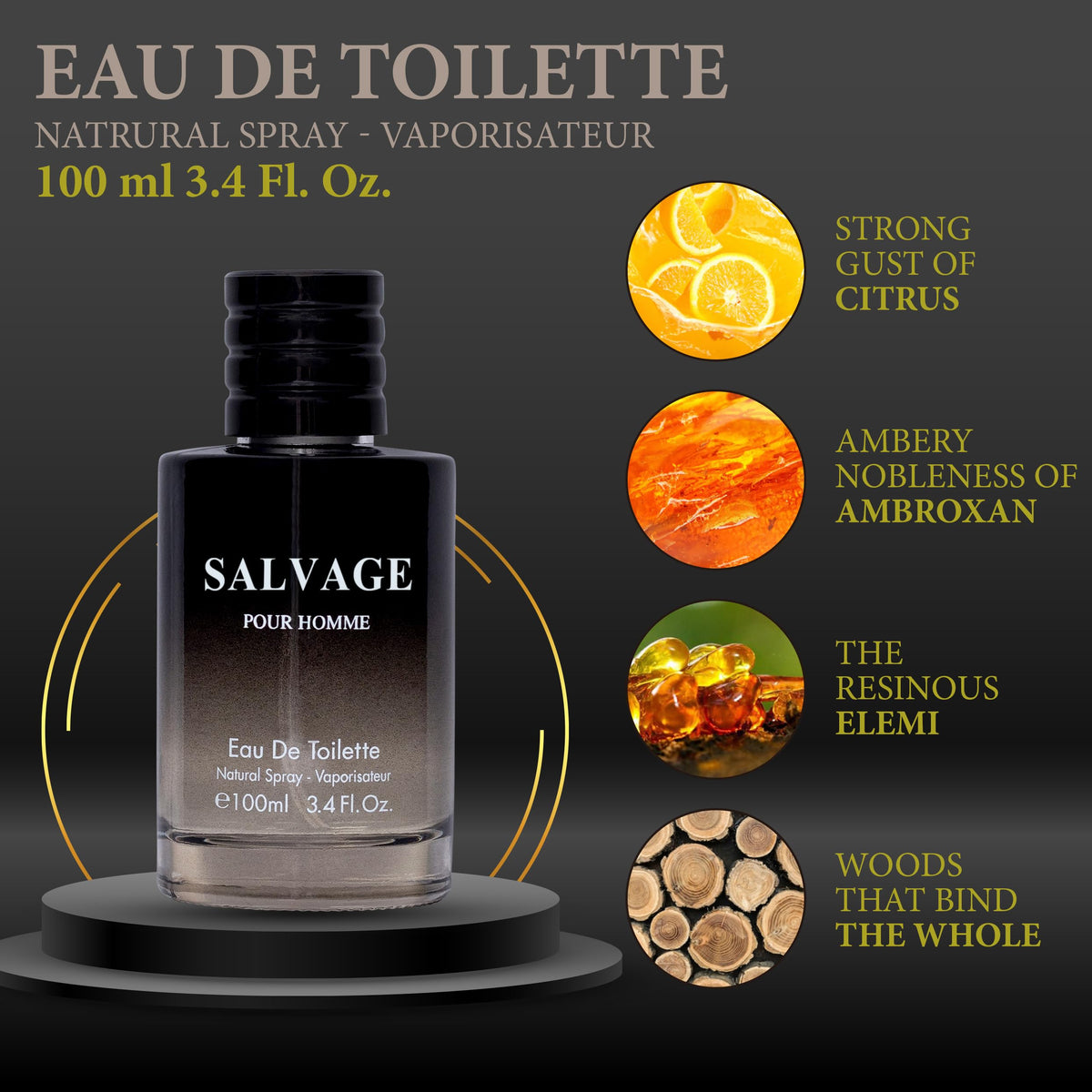Men's Eau De Toilette Spray 3.4 Oz G745