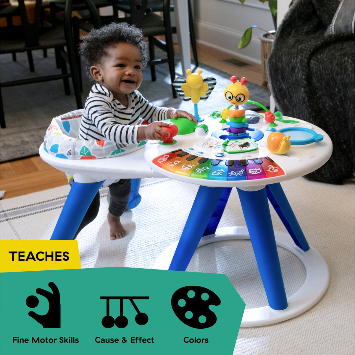4-in-1 Activity Center & Walker with Piano F271