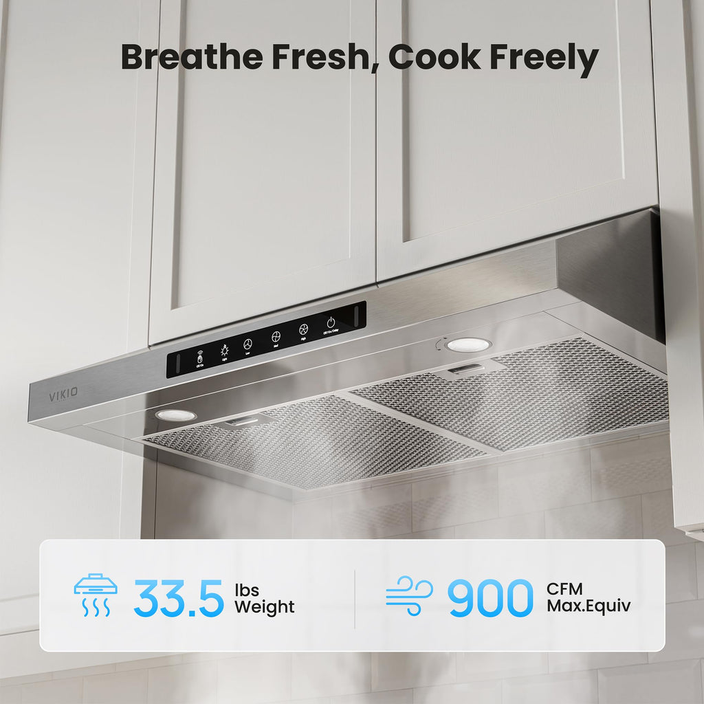 30 Inch Under Cabinet Range Hood 900 CFM Dual Motor B964